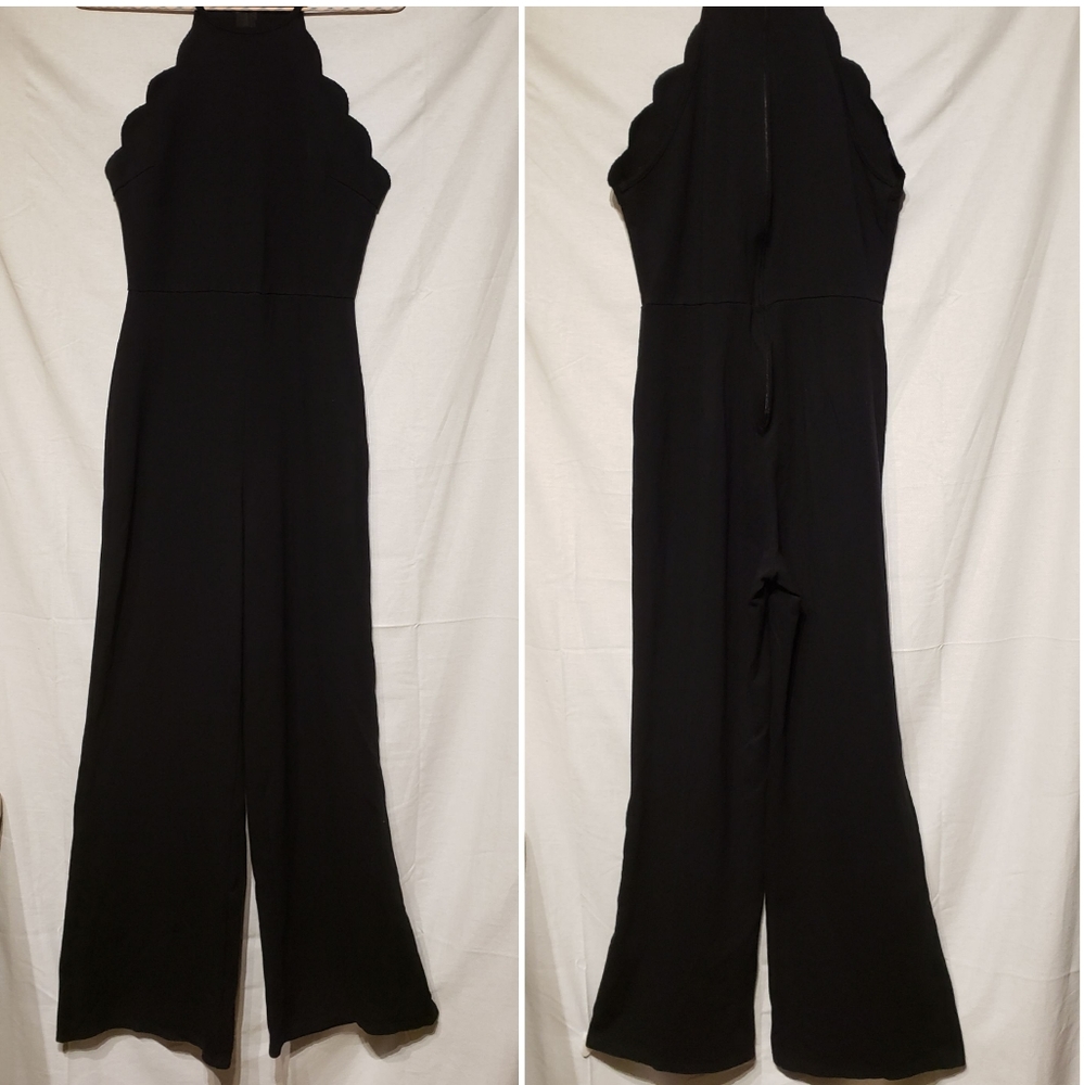 Charlotte Russe all black jumpsuit pants